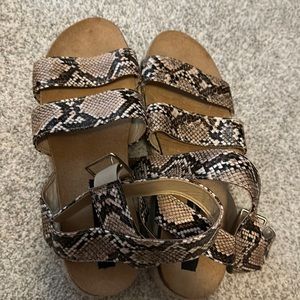 Snake sandals